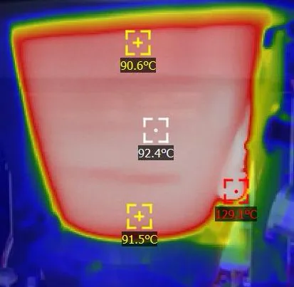 Homogeneous heat distribution